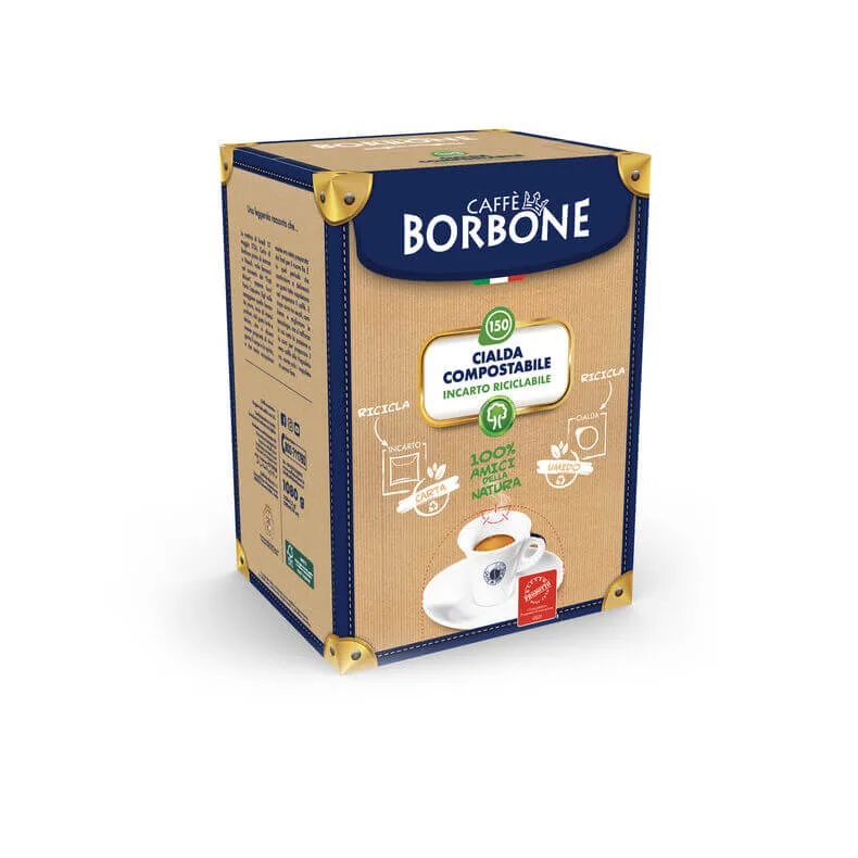 Καφές εσπρέσο Borbone Blu χάρτινη ταμπλέτα ESE pod system 44mm